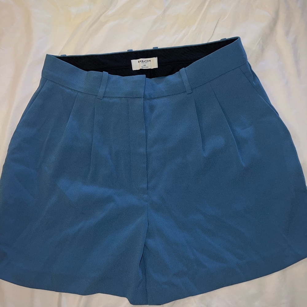 Aritzia Babaton pleated shorts